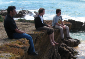 Pulsar group gazing out to sea
