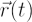 $ \vec r(t) $